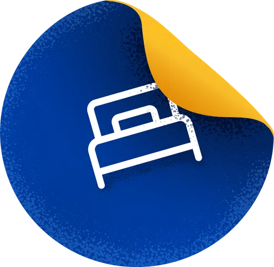 Icône « séjour honoré ».